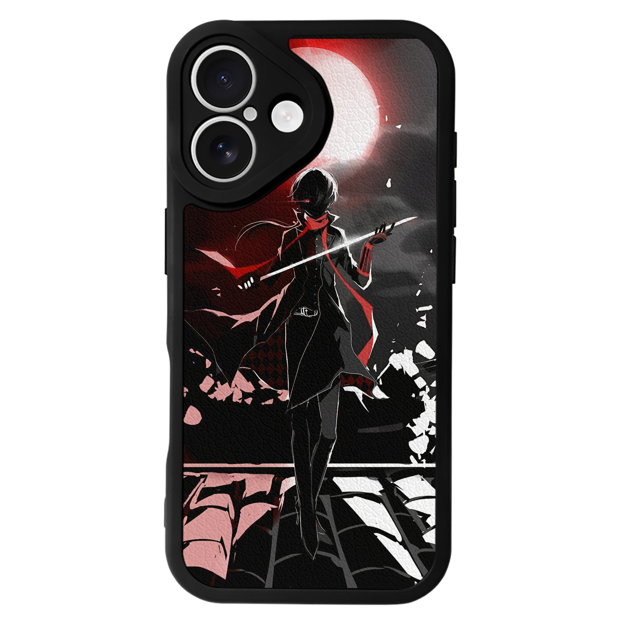 （画像用） 刀剣乱舞 Touken Ranbu 【iPhone 16シリーズ対応】シリコンスマホケース（レザー調） 材質：シリコン